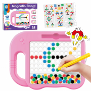 Montessori magnetinė mozaika su šablonais Drambliukas